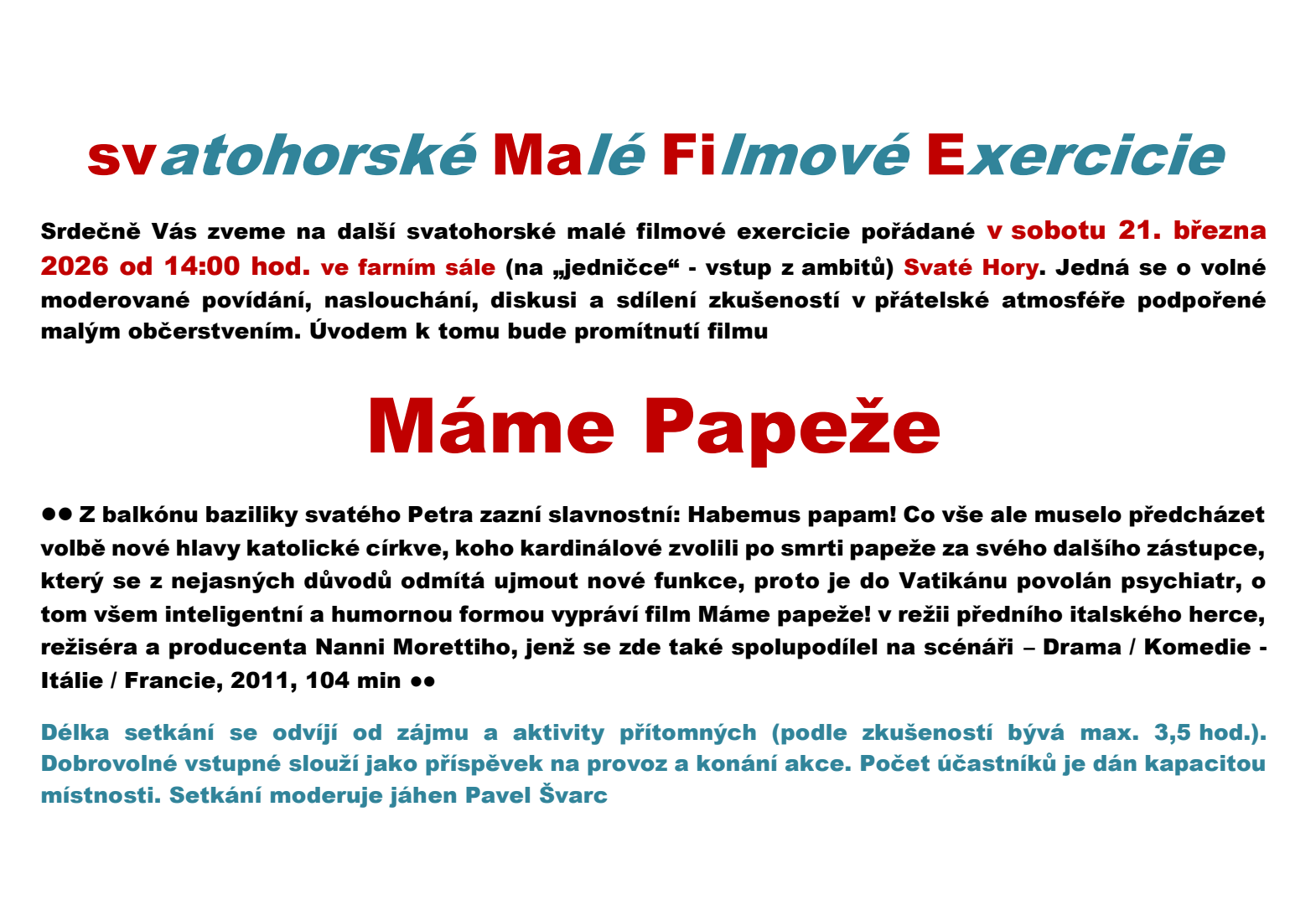 Malé filmové exercicie